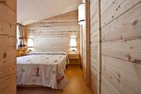 appartamento in legno vecchio stile chalet di montagna